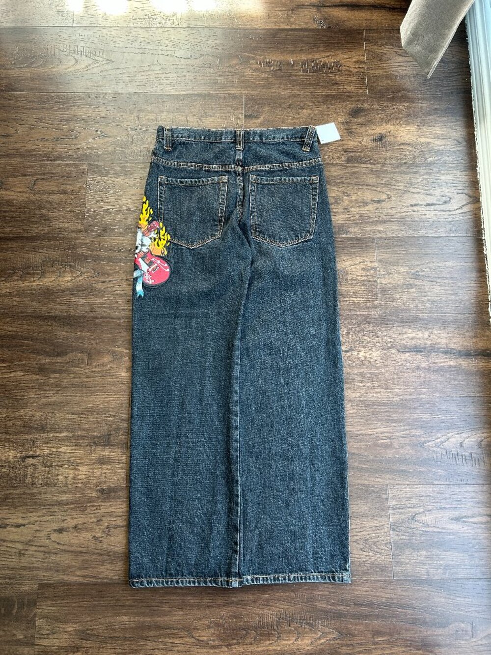 Y2K Extreme Skater Baggy Blue Jeans Pants - Size 16